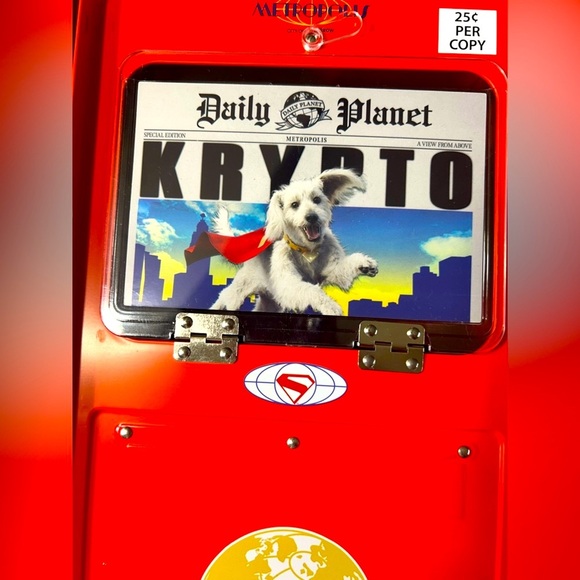 DC - Superman - Newspaper Box Popcorn Bucket w/ Interchangeable Front Paper 🦸‍♂️ - Picture 7 of 7